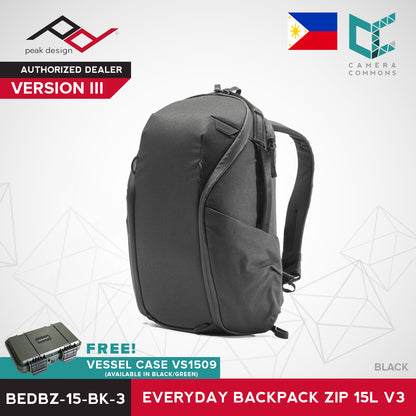 Peak Design Everyday Backpack Zip Bag v2 / v3 15L Ash Black Bone Midnight Version 2 / 3