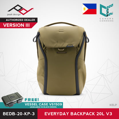 Peak Design Everyday Backpack v2 20L Ash Black Charcoal Midnight Version 2