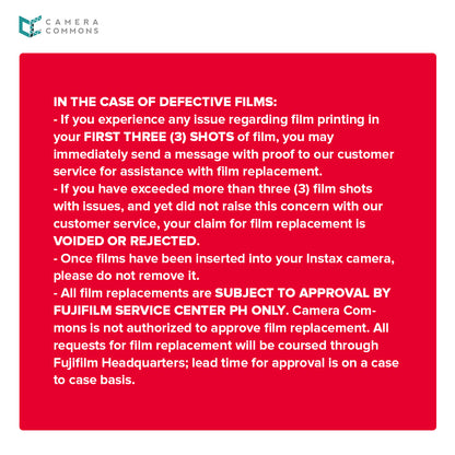 FUJIFILM Instax Wide Instant Film Black Plain Solid Color / Brushed Metallics 10 Sheets