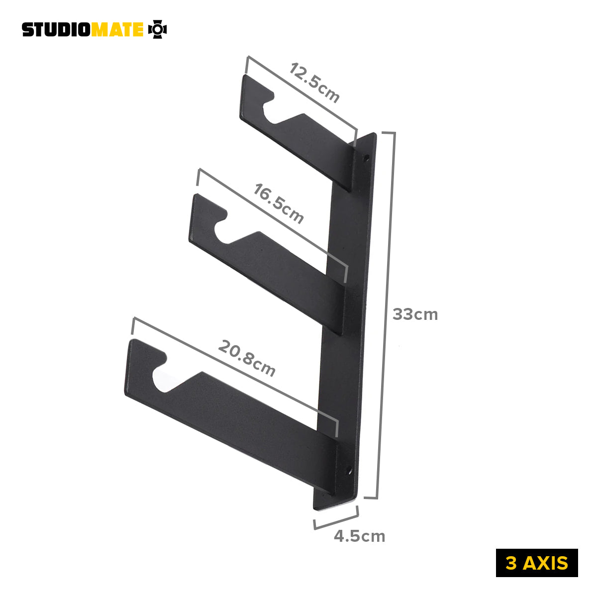 STUDIOMATE SM10 3 Axis Background Roller for Photography Studio Seamless Backdrop Holder | Studio Accessories