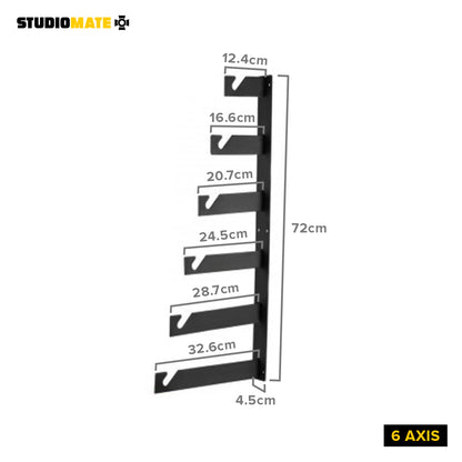 STUDIOMATE SM12 6 Axis Background Roller for Photography Studio Seamless Backdrop Holder | Axis Only | Studio Accessories