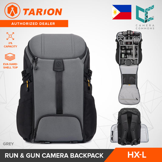 Tarion HX-L / HX-XL Camera Backpack 21L Hexagon Series Hardshell Multiple Pockets for Accessories