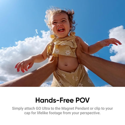 Insta360 GO Ultra Action Camera Standard and Creator Bundle Waterproof Touchscreen Display