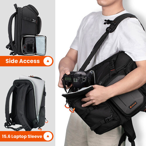 Tarion PB-L / PB-01 Large Professional Camera Backpack Bag with Laptop Compartment