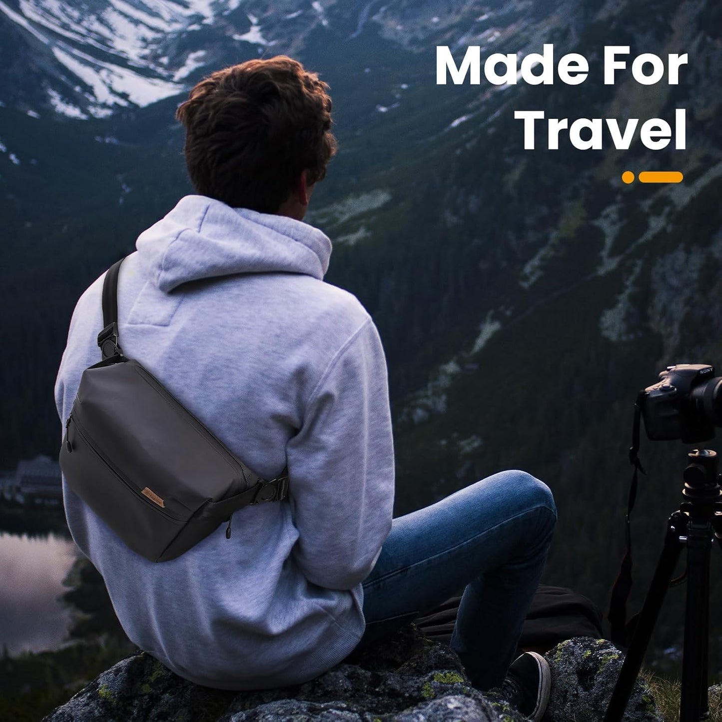 Tarion TR-SB / TR-S / Thorner Camera Shoulder Sling Bag Dust-Resistant for Mirrorless Cameras Accessories