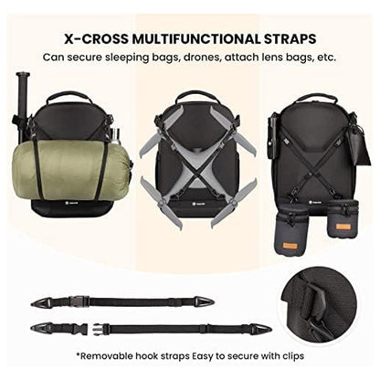 Tarion TR-H Hard Shell Camera Backpack 12L Capacity with Laptop Compartment Mirrorless Accessories