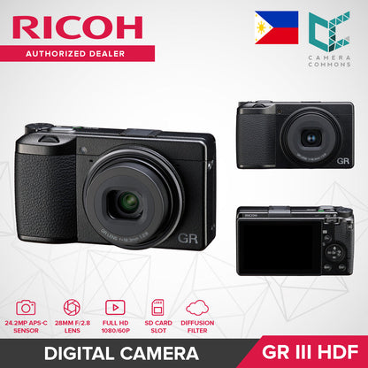 Ricoh GR III / GR IIIx Digital Camera (HDF / Diary Edition / Street Edition / Urban Edition) GRIII