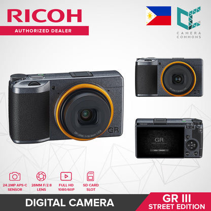 Ricoh GR III / GR IIIx Digital Camera (HDF / Diary Edition / Street Edition / Urban Edition) GRIII