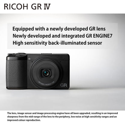 Ricoh GR IV Digital Camera 25.7MP APS-C Full HD 1080/60p (GRIV)