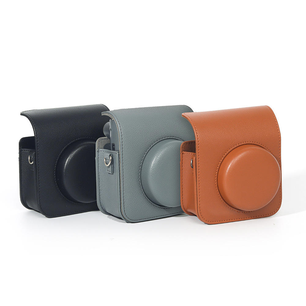 Premium PU Leather Camera Case with Strap for Fujifilm Instax Mini 41 – Protective & Stylish Fit