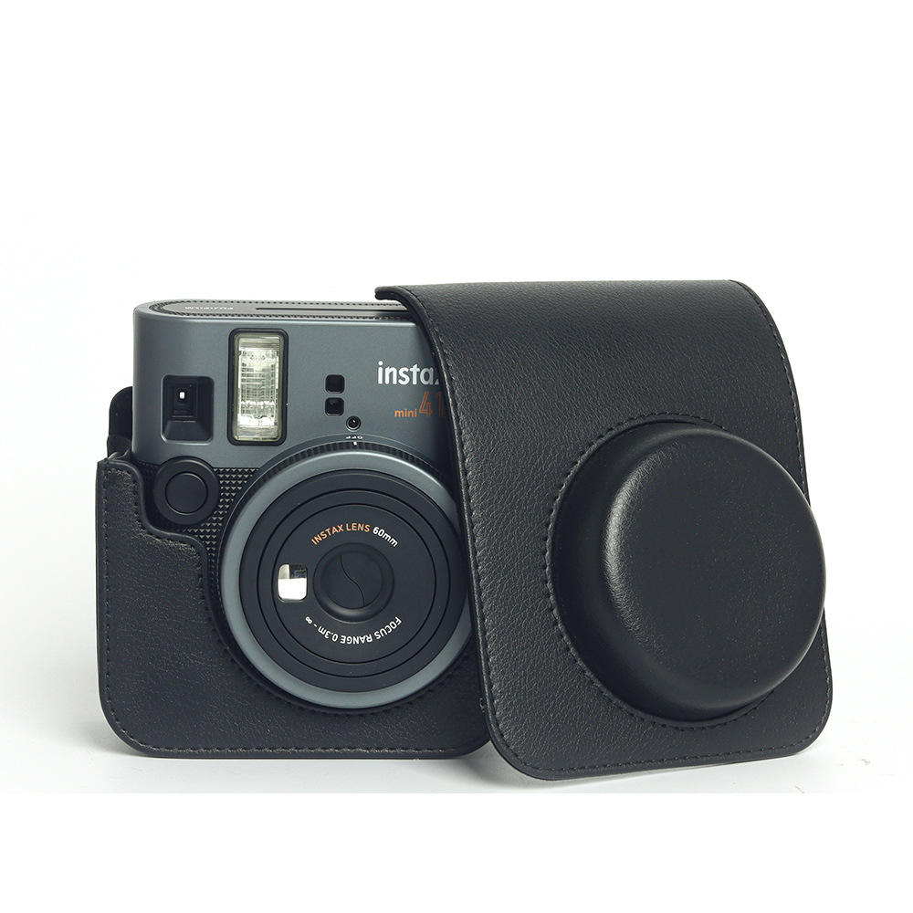 Premium PU Leather Camera Case with Strap for Fujifilm Instax Mini 41 – Protective & Stylish Fit