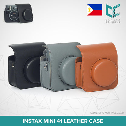 Premium PU Leather Camera Case with Strap for Fujifilm Instax Mini 41 – Protective & Stylish Fit