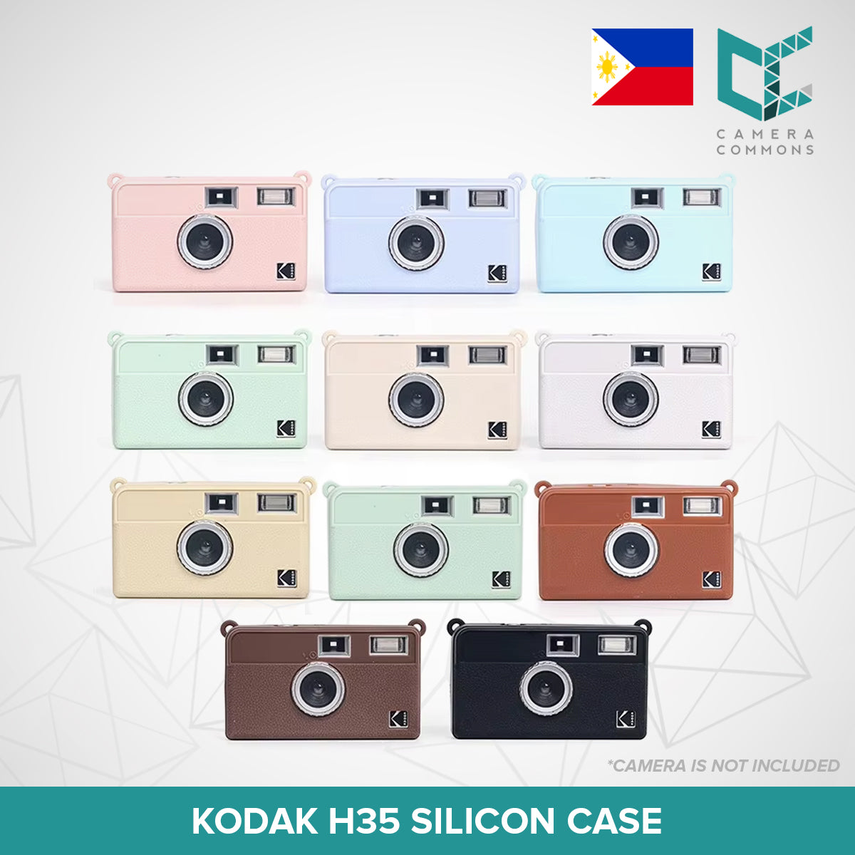 Soft Silicone Camera Case for Kodak H35 – Shockproof, Dust-Resistant, and Snug-Fit Protective Cover