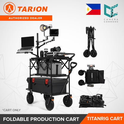 Tarion Titanrig Cart Base Camera Accessories Foldable Design Shock Absorbing Exchangeable Wheels