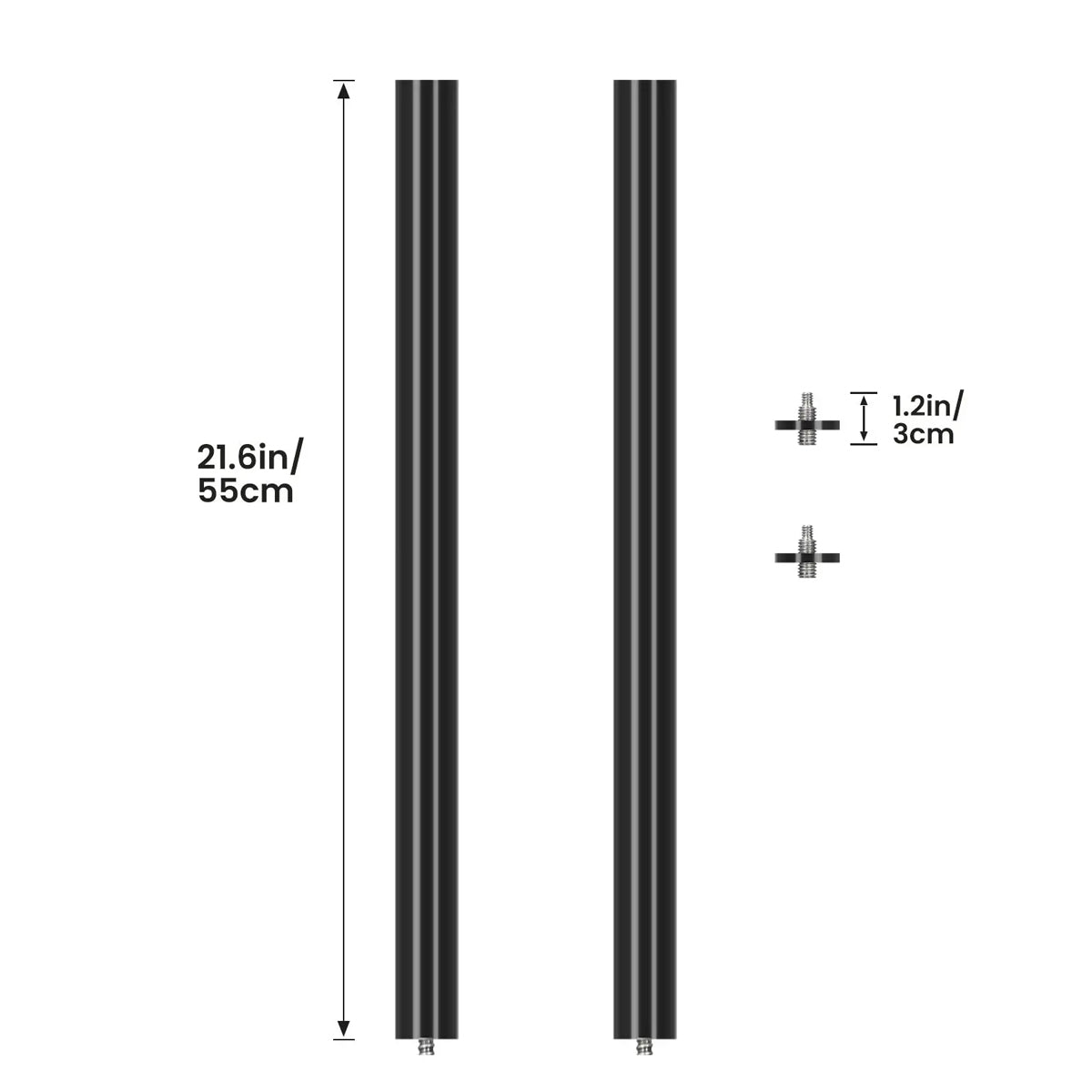 Tarion Titanrig Cart Accessory Mounting Rod 110cm Standalone Base