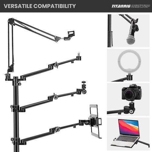 Tarion Titanrig Arm Module X Modular Arm for the Titanrig Desktop and Studio Stand