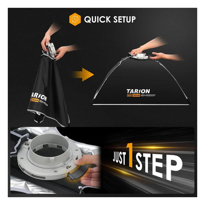 Tarion SOFTBEAM Quick-Fold Rectangular Softbox Simple Setup 60x90cm 30x120cm