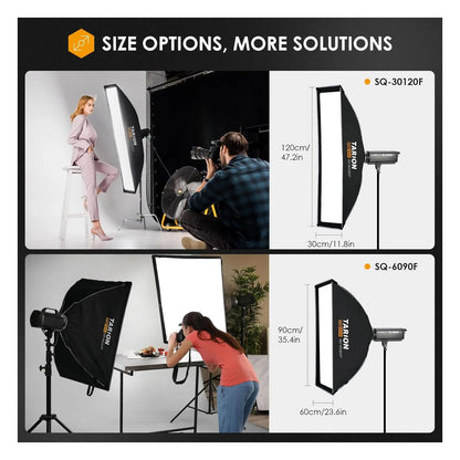 Tarion SOFTBEAM Quick-Fold Rectangular Softbox Simple Setup 60x90cm 30x120cm