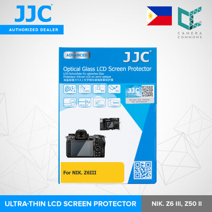 JJC Glass Screen Protector Ultra-Thin Optical Glass Material