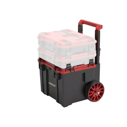 Vessel Stackable Trolley Case VS5139 Red Lid – Heavy-Duty Mobile Storage for Secure Gear Organization