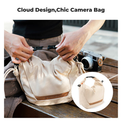 K&F Concept Urban Wander 11 5L Camera Shoulder Sling Bag + Detachable Camera Strap with Magnetic Closure
