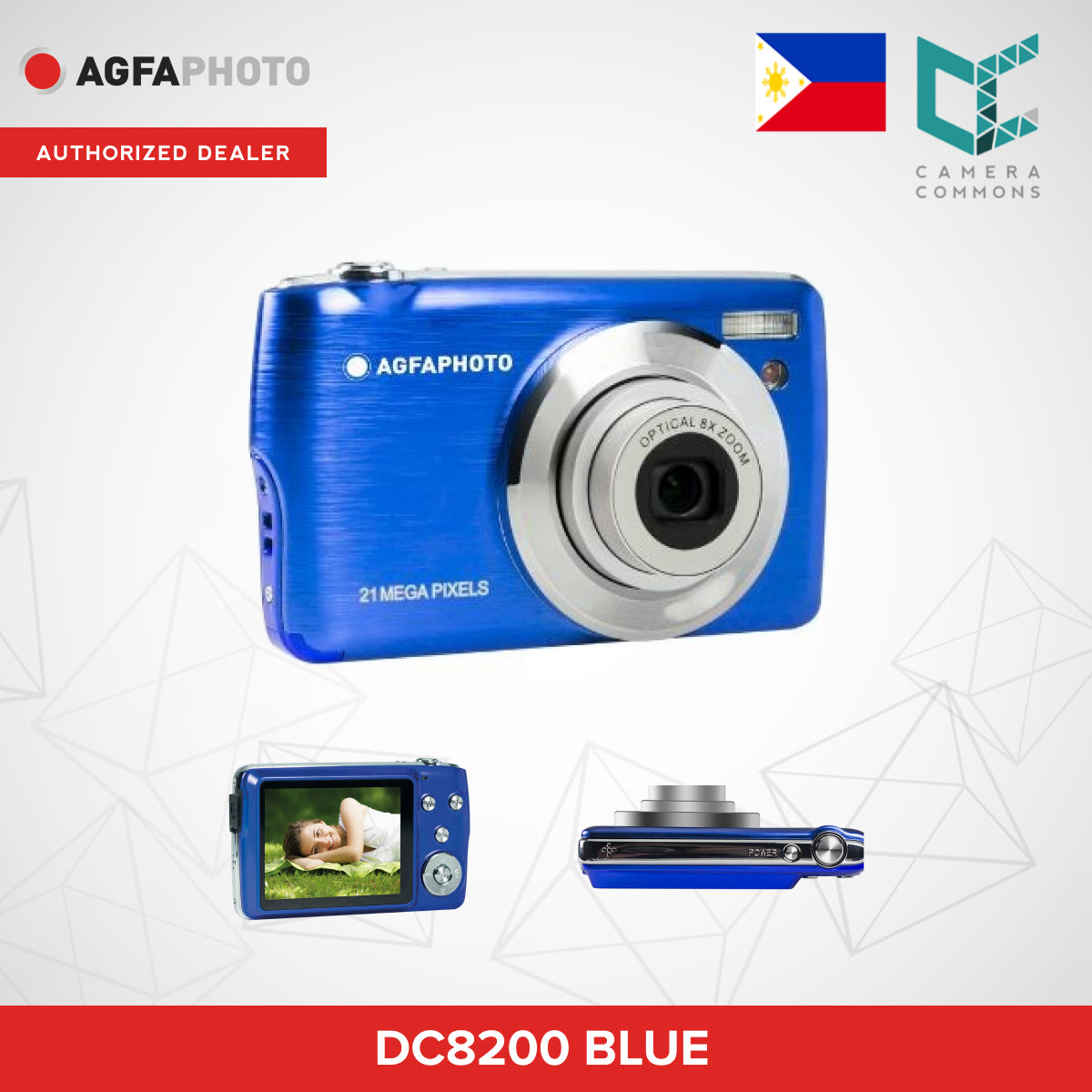 AGFAPHOTO Digital Camera DC8200 powerful compact