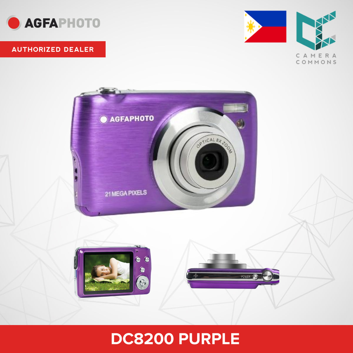 AGFAPHOTO Digital Camera DC8200 powerful compact