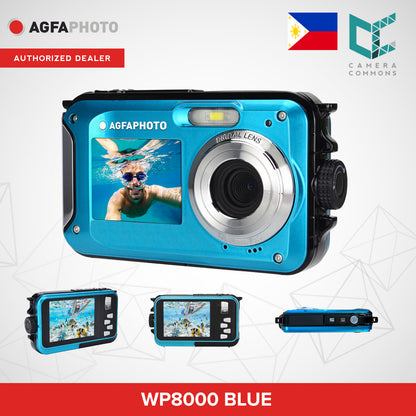 AGFAPHOTO Digital Camera AgfaPhoto Realishot WP8000 compact size lithium battery