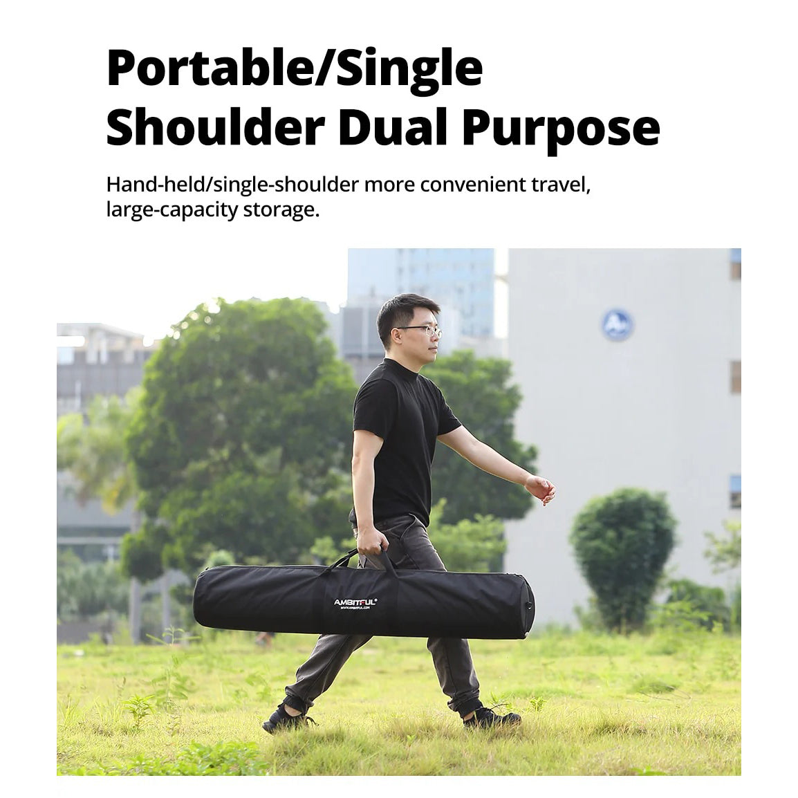 Studiomate Light Stand Tripod Bag For photography Shoulder strap & hand-carry handle