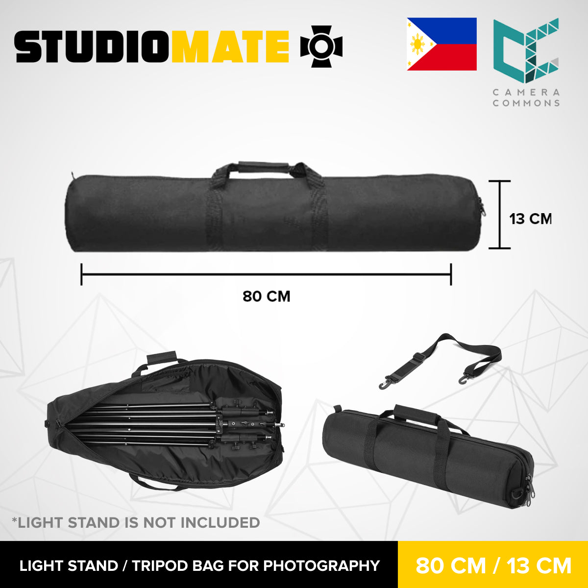 Studiomate Light Stand Tripod Bag For photography Shoulder strap & hand-carry handle