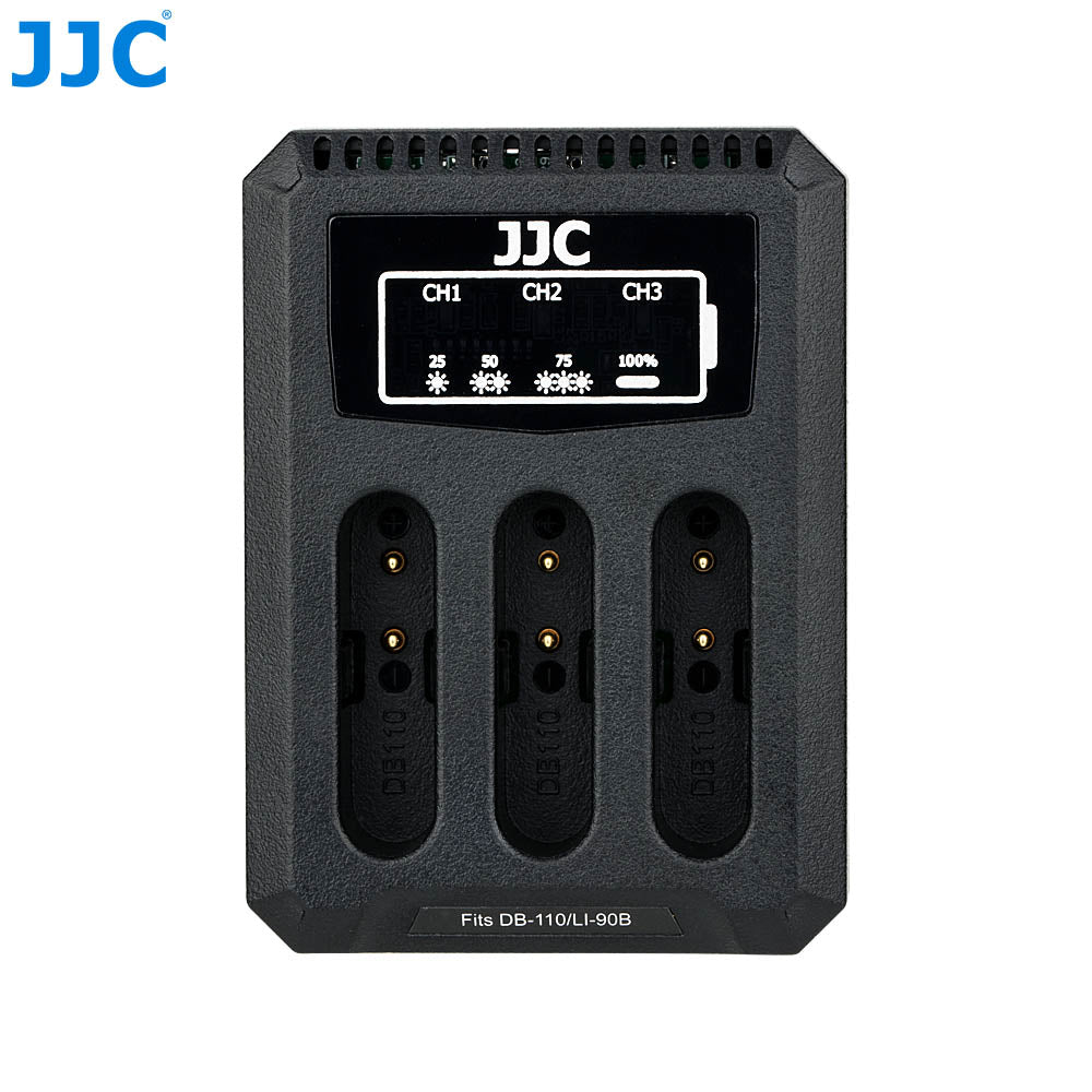 JJC USB Dual Battery Charger Photography and Videography DB110 / DB110UE