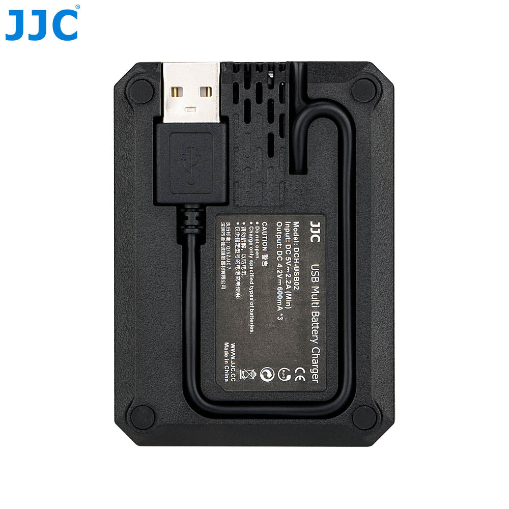 JJC USB Dual Battery Charger Photography and Videography DB110 / DB110UE