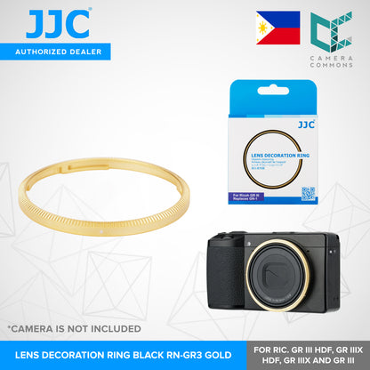 JJC Lens Decoration Ring Aluminium Alloy Lens Ring Replaces