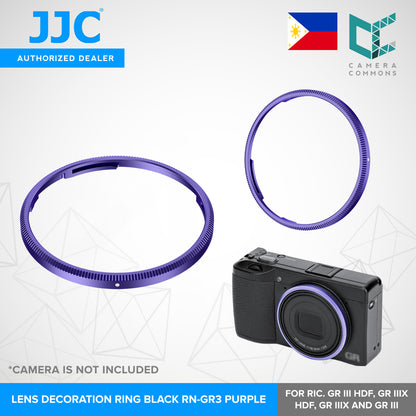 JJC Lens Decoration Ring Aluminium Alloy Lens Ring Replaces