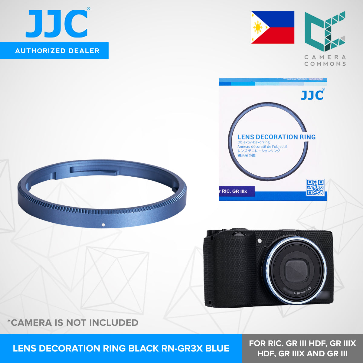 JJC Lens Decoration Ring Aluminium Alloy Lens Ring Replaces