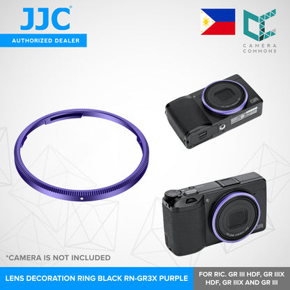 JJC Lens Decoration Ring Aluminium Alloy Lens Ring Replaces