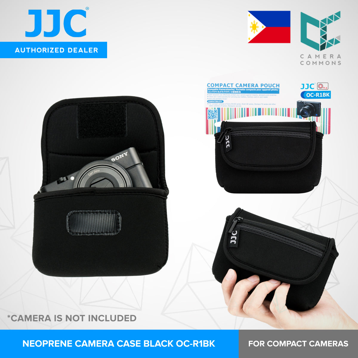 JJC Neoprene Camera Case Photography and Videography