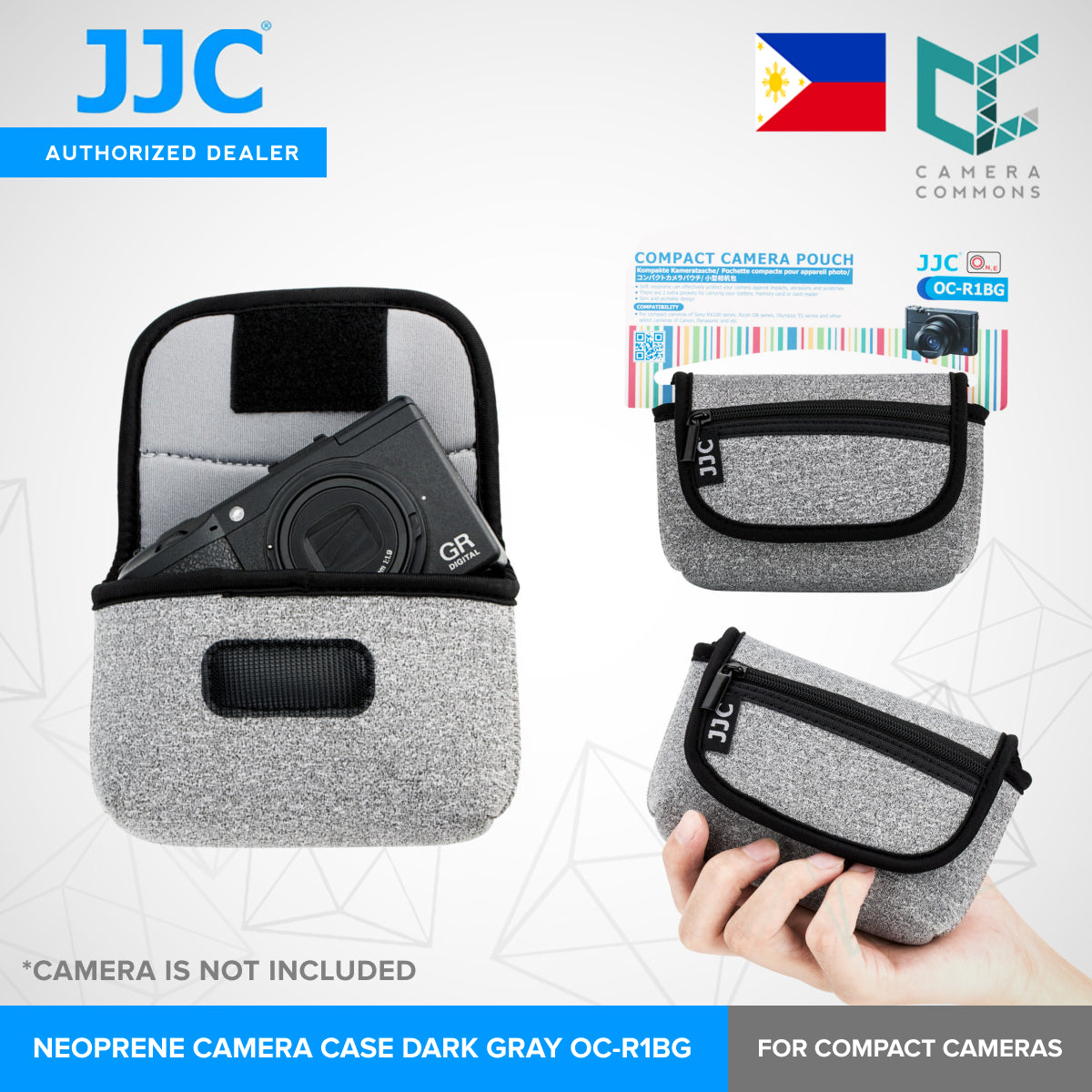 JJC Neoprene Camera Case Photography and Videography