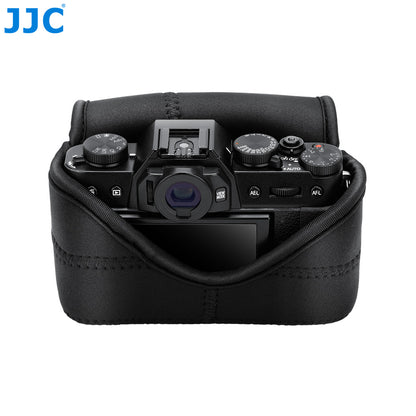 JJC Mirrorless and Compact Camera Pouch protect your camera from dust, bumps, scratches, and light impact.