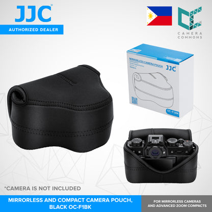JJC Mirrorless and Compact Camera Pouch protect your camera from dust, bumps, scratches, and light impact.