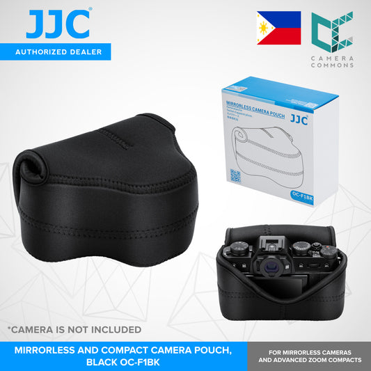 JJC Mirrorless and Compact Camera Pouch protect your camera from dust, bumps, scratches, and light impact.