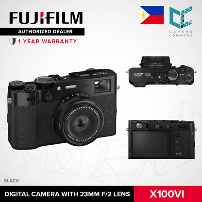 FUJIFILM X100VI Digital Camera with 23mm f/2 Lens 40.2MP APS-C X-Trans