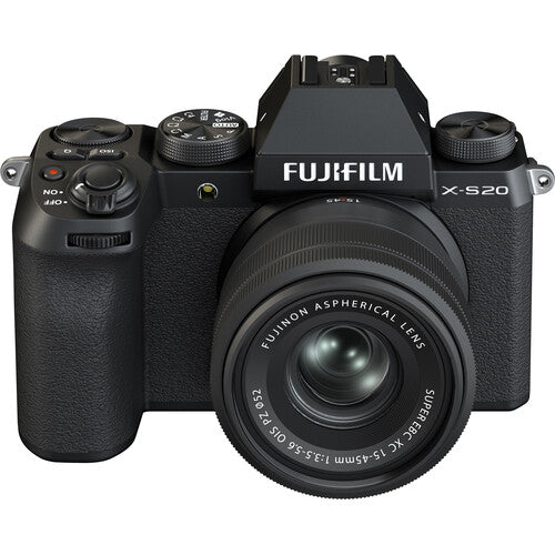 FUJIFILM X-S20 Mirrorless Camera with 15-45mm Lens 26.1MP APS-C X-Trans 5-Axis IBIS