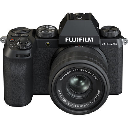 FUJIFILM X-S20 Mirrorless Camera with 15-45mm Lens 26.1MP APS-C X-Trans 5-Axis IBIS