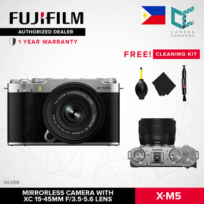 FUJIFILM X-M5 Mirrorless Camera with XC 15-45mm f/3.5-5.6 Lens