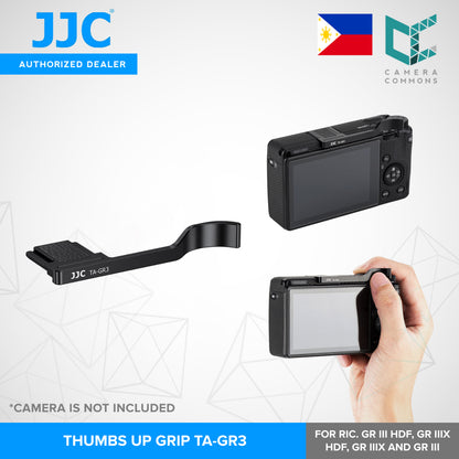 JJC Thumbs Up Grip specially designed for RIC. GR III HDF, GR IIIx HDF, GR IIIx and GR III