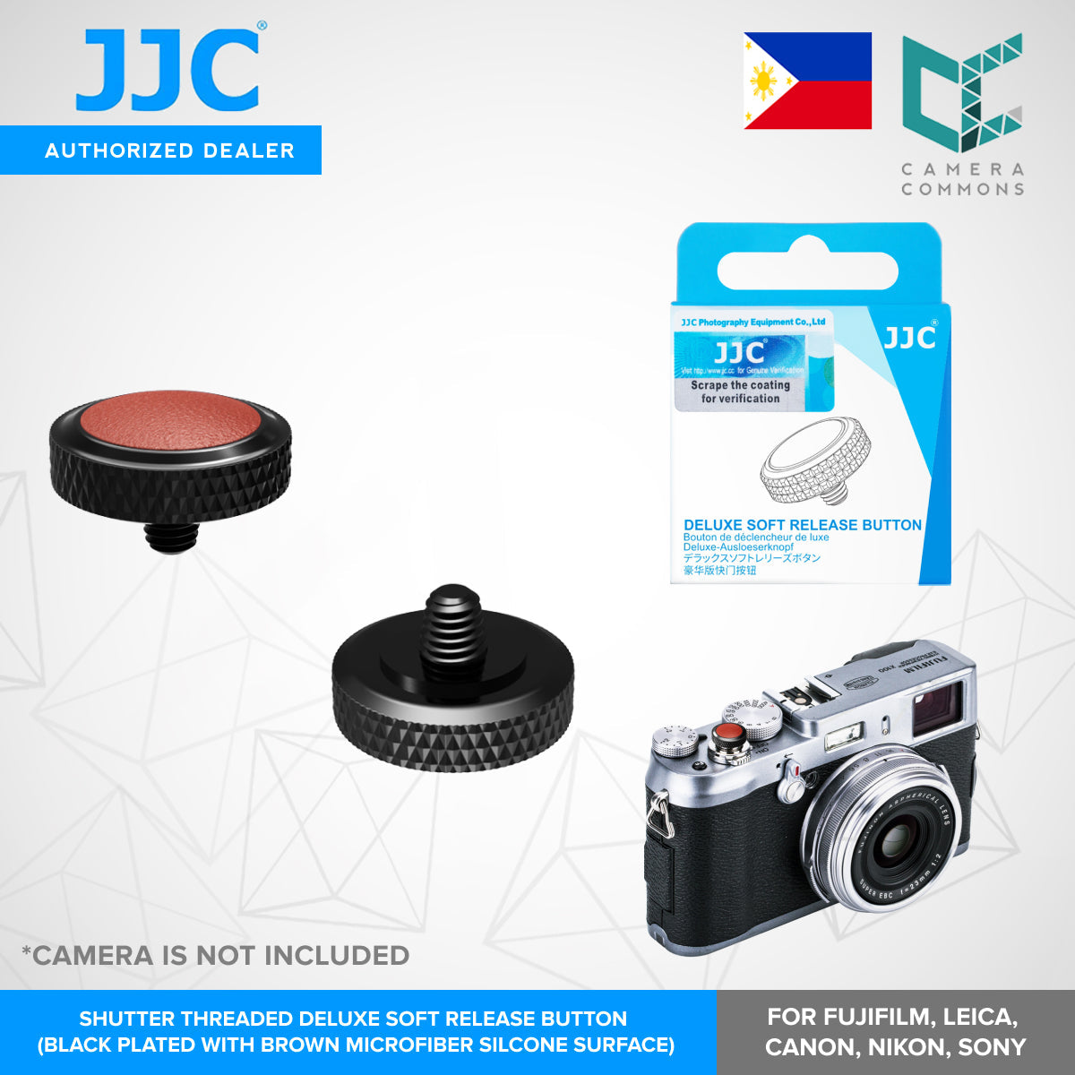 JJC Deluxe Soft Release Button for Photography and Videography