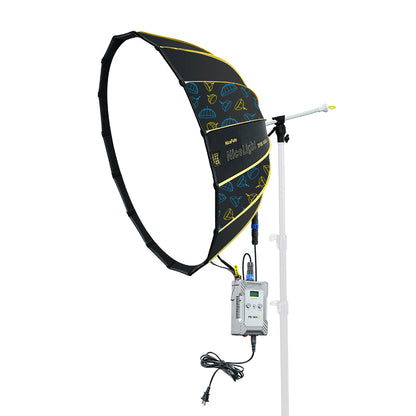 NiceFoto Quick Set-up Parabolic Soft Box with Bowens mount Sturdy curved frame for durability