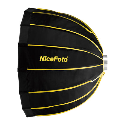 NiceFoto Quick Set-up Parabolic Soft Box LED professional LED video light