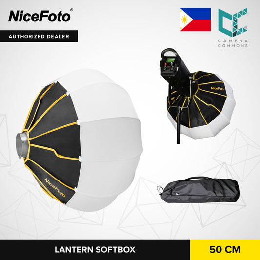 NiceFoto Lantern Softbox Bowens Mount Lighting Studio Equipment Quick Setup (LSB 50/65/80)
